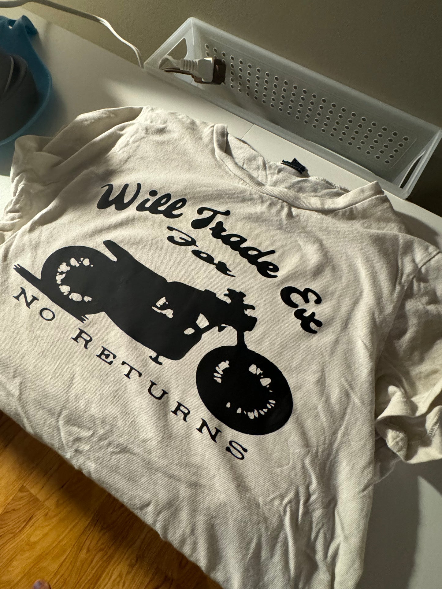 Will trade ex for motorcycle T-shirt