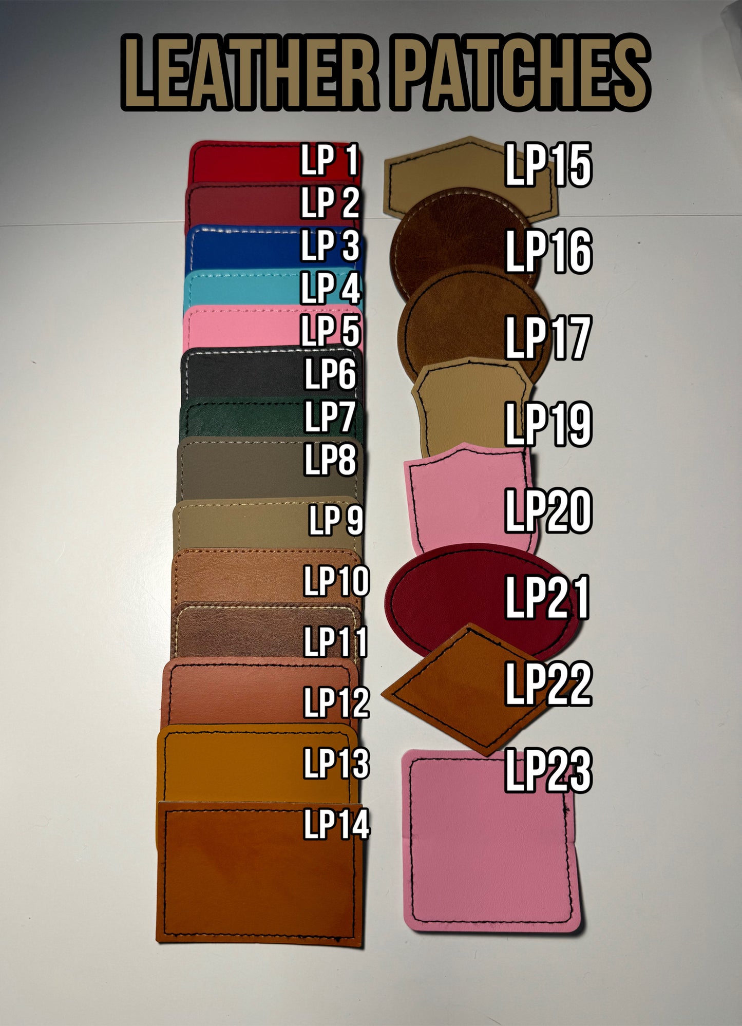 Custom Leather Patch Beanie