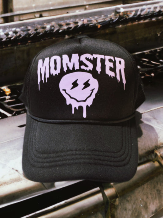 Trucker Hat Black- Momster