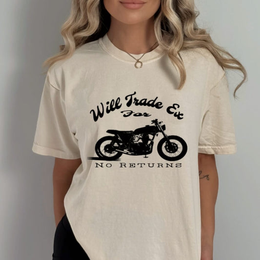 Will trade ex for motorcycle T-shirt