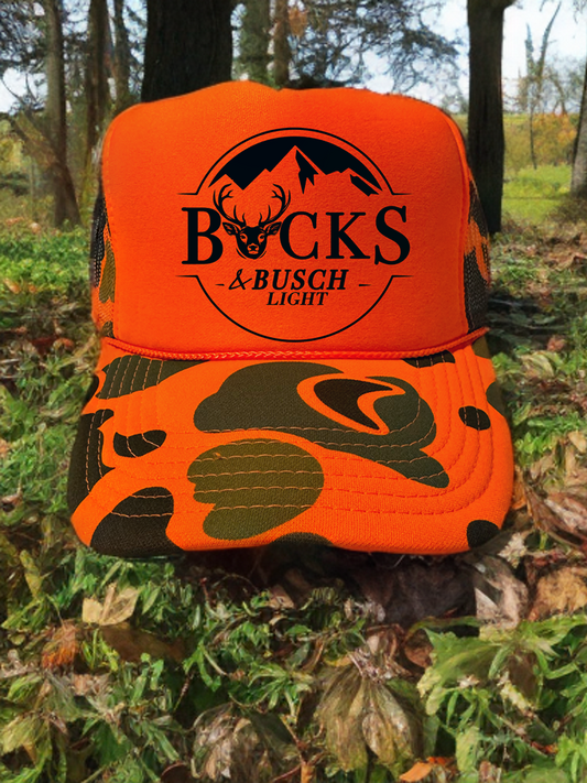 Bucks & Busch trucker hat design 2